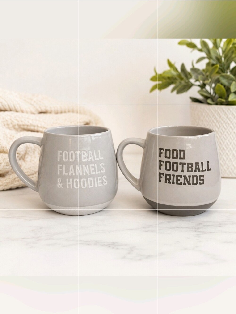 Robert Stanley - Football Mugs - Set of 2 - Fall Game Day Drinkware
